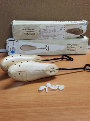(2) VTG Wooden Shoe Stretcher Professional Red Head Men’s Sears Roebuck 803L  - Image 1 of 4