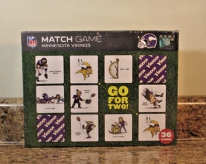 NFL Minnesota Vikings Memory Match gioco sigillato NUOVO - Foto 1 di 3