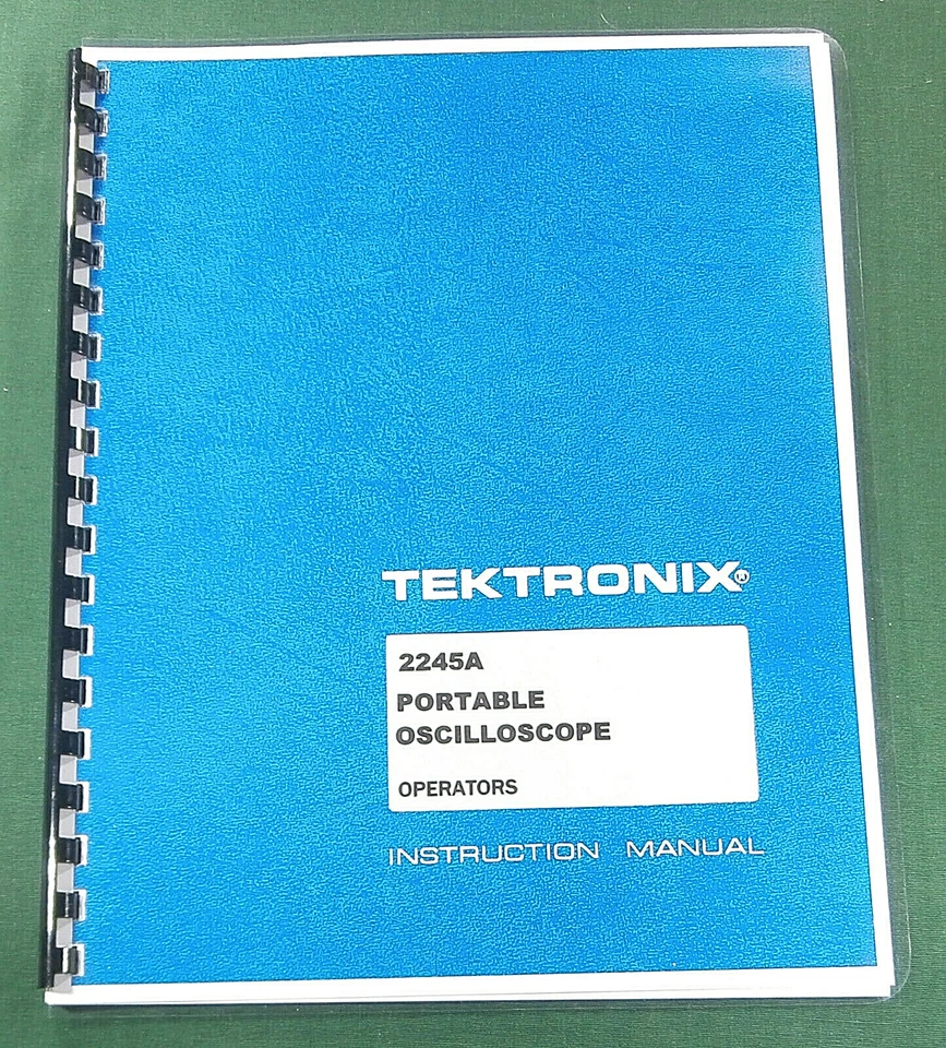 Tektronix 2245A Instruction Manual: 190 Pages & Protective Covers - Image 1 of 1