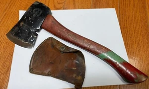 Vintage Plumb Official Boy Scout Hatchet Axe w/ Genuine BSA Official Sheath - Picture 1 of 10