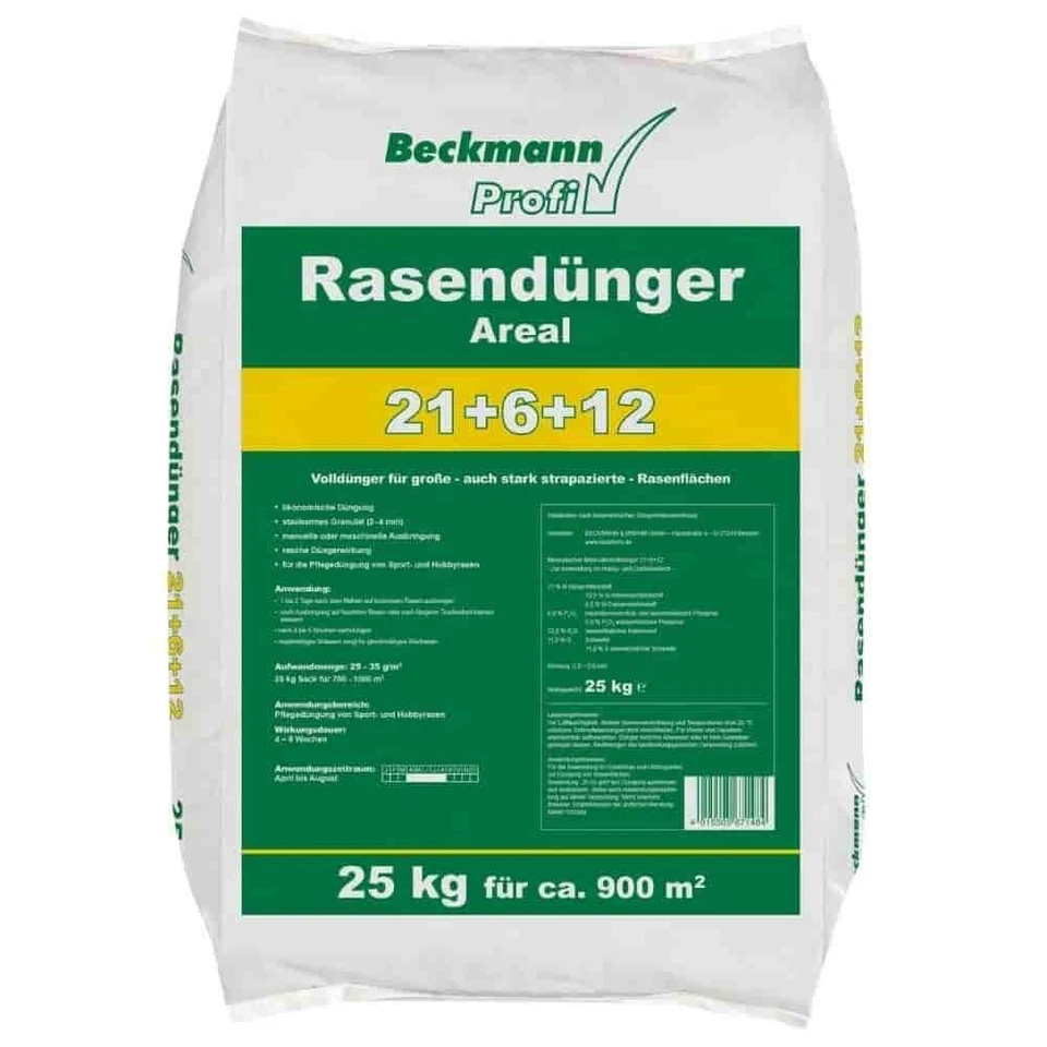 Beckmann AREAL 20+6+11 Profi Rasendünger - 25 kg