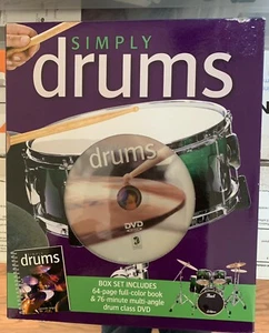 Simply Drums 64 Page Book & 76 Minute DVD Over The Total Drumming Course - Picture 1 of 4