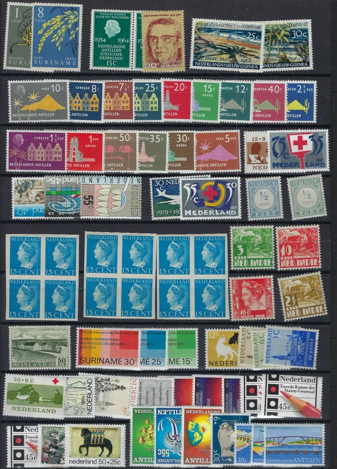 EUROPA HOLANDA E COLÔNIAS 1940 1980 COLEÇÃO DE 150 PLUS - Imagem 1 de 4