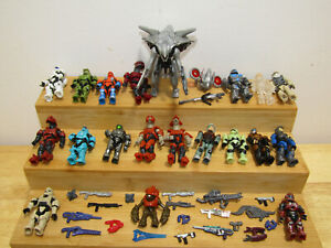 Halo & COD Call of Duty Mega Bloks figures, Elites and Grunts Lot 20 w/ weapons