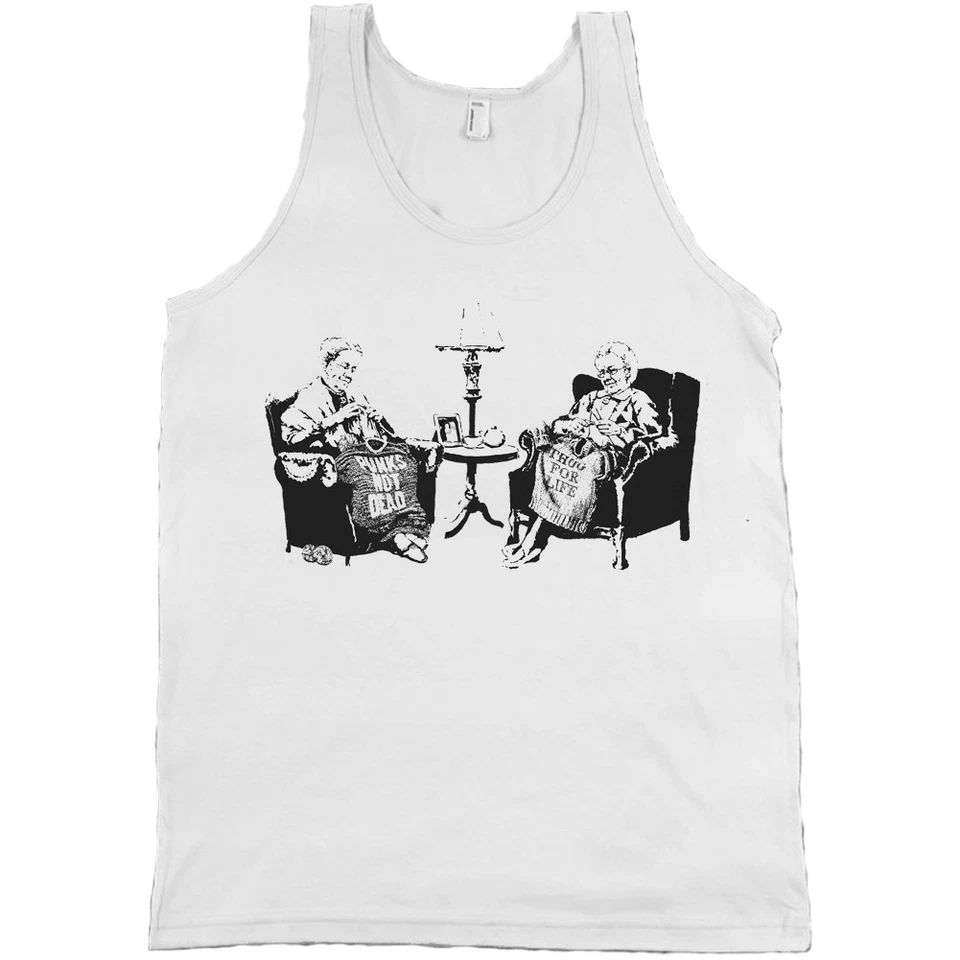 Banksy Punk and Thug Grannies Bella + Canvas Tank Top Shirt ALL SIZES & NEW - Image 1 of 1