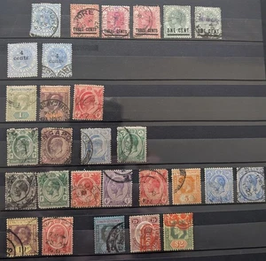 Lote de sellos clásicos usados de Strait Settlements, leer - Imagen 1 de 1