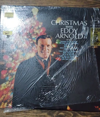 Eddy Arnold Christmas With Eddy Arnold 1967 Vinyl LP CLEANED & TESTED Foto 1 de 4