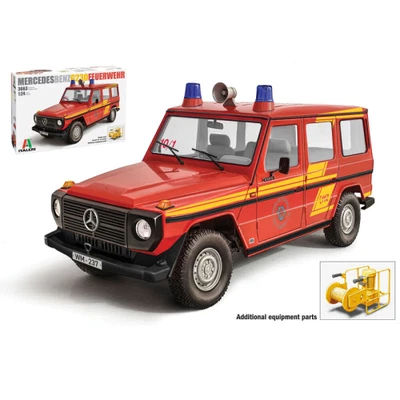 MERCEDES G230 FEUERWHER KIT 1:24 Italeri Kit Auto Modellino Nuovo - Immagine 1 di 3