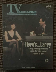 Local Chicago TV Mag May 1993 Dana Delany On The Fictional Larry Sanders Show... - Picture 1 of 2