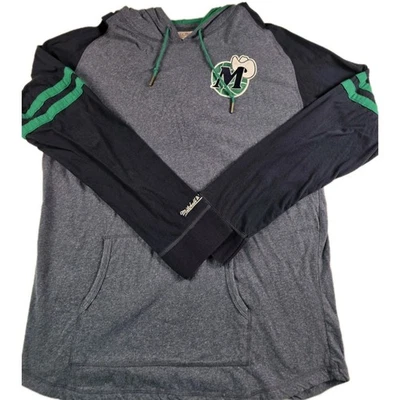 Mitchell & Ness Dallas Mavericks Men's 2XL Gray Classic Retro Hoodie - Image 1 of 4