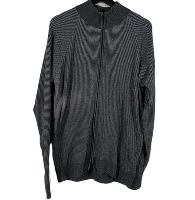Bugatti Full Zip Long Sleeve Sweater Finest  Cotton Mens Sz XL Lightweight - Image 1 of 4