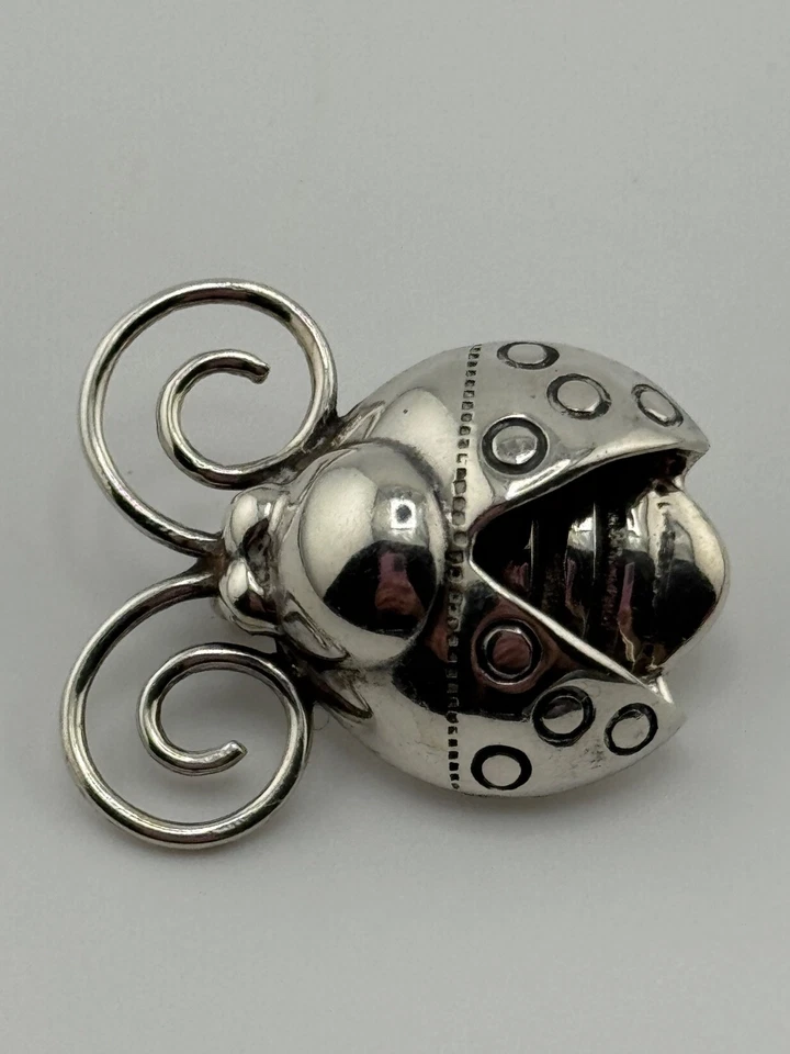 Broche prendedor Silpada plata esterlina Ladybug insecto insecto I1580 Foto 1 de 4