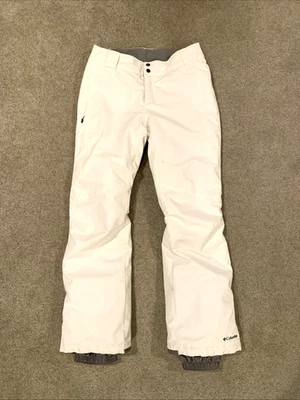 Pantalones para mujer Columbia Bugaboo II blancos impermeables de nailon aislados talla M regular $120 Foto 1 de 4