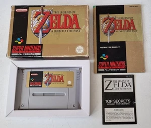 The Legend Of Zelda: A Link To The Past ~ PAL ~ Super Nintendo ~ En caja y manual - Imagen 1 de 9