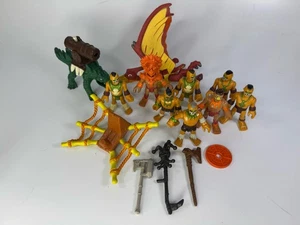 Imaginext 6 Dino Fortress Action Figure Tribal and Dinosaurs Warriors & Extras - Picture 1 of 7