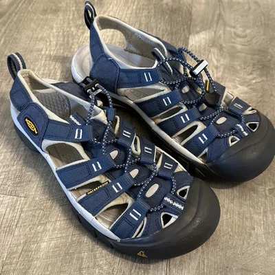 Keen Newport H2 Sandals-Women’s Size 7.5-Shoes Blue Hiking Waterproof Slingback - Image 1 of 4