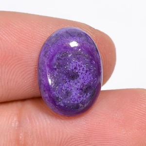 Sugilite Oval Shape Natural Cabochon Loose Gemstone 5.5 Ct. 14X10X4 mm Y-9327 - Picture 1 of 2