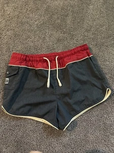 Vintage Laguna Swim Trunks Men’s Size L 36 Board Shorts 70s 80s Logo Pocket - Picture 1 of 9