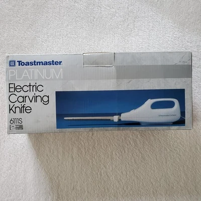 Toastmaster Platinum 6111S Electric Carving Knife, Stainless Steel Blades Used - Image 1 of 4