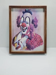 Stampa artistica 3D Arthur Sarnoff 1979 vintage RINGO IL CLOWN senza naso o musica - Foto 1 di 2
