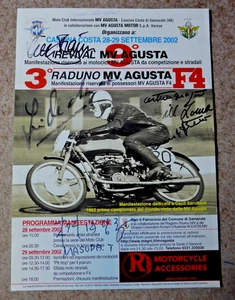 3. Internationale MV Agusta Treffen Flyer Cecil Sandford Motorrad 3° Raduno - Picture 1 of 8