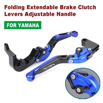 Palancas de embrague de freno extensibles plegables mango ajustable para YAMAHA YZF R7 21-25 Foto 1 de 4