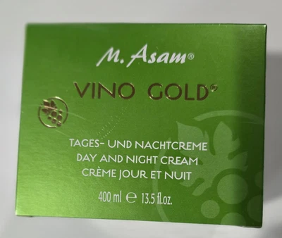 M.Asam Vino Gold Day and Night Cream 13.5 fl oz. 400 ml New Sealed Anti-Aging - Image 1 of 4