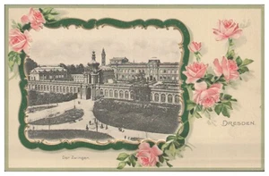 V7919/ Dresden Der Zwinger  Jugendstil Litho Präge AK ca.1900 - Bild 1 von 2