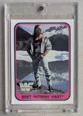 WWF 1991 Merlin - #88 Bret "Hitman" Hart (Italian) - NEAR MINT - Bild 1 von 2