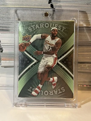 LEBRON JAMES Starquest🔥2008-09 Upper Deck First Edition #SQ-17 Green🔥 Lakers - Image 1 of 4
