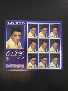 Antigua & Barbuda - Elvis Presley - 25th Anniversary Stamp Sheet - Sealed - Picture 1 of 8