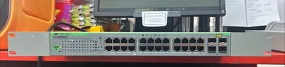 Used Allied Telesis 24-Ports Websmart Switch + 4 SFP Combo Ports AT-GS950/24 - Image 1 of 4