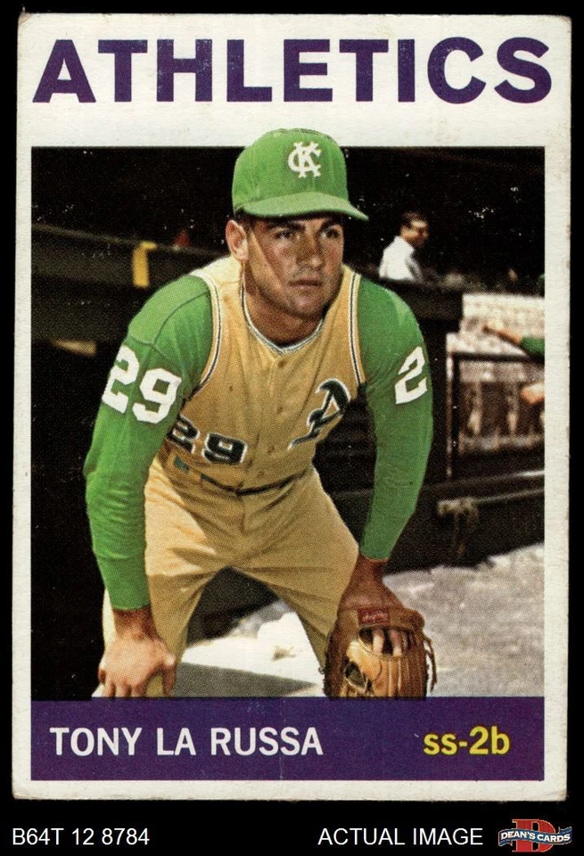 1964 Topps #244 Tony La Russa Athletics HOF 2 - В ХОРОШЕМ СОСТОЯНИИ - Изображение 1 из 1