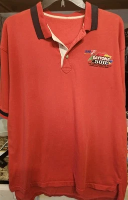 Camisa polo roja extra grande Daytona 500 Big Kmart Nascar 1998 para hombre ¡BONITA DE COLECCIÓN! Foto 1 de 4