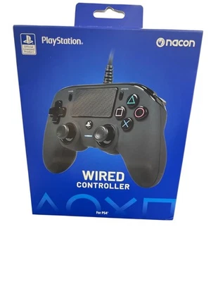 Nacon — проводной контроллер для PS4/PC — черный (me) (PSH038677) - Изображение 1 из 4
