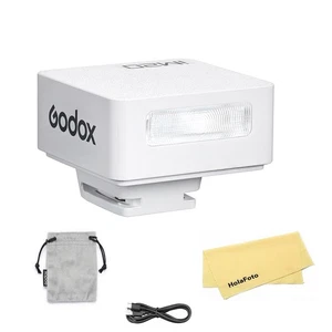 Godox iM20 Mini flash fotocamera bianco ultraportatile per Canon Sony Nikon Fuji - Foto 1 di 12