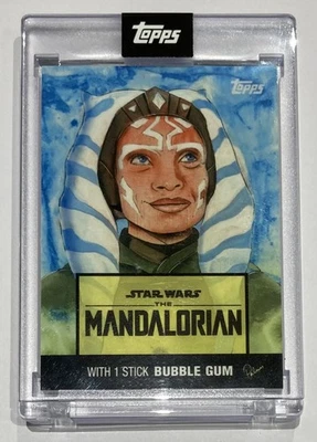 2022 Topps - Star Wars Wrapper Art - AHSOKA TANO - by Brittney Palmer #13 PR:461 - Image 1 of 2