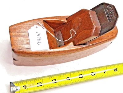 James Cam 2-5/32" Wide Cut, Coffin Style Antique Wooden Wood Plane - Image 1 of 4