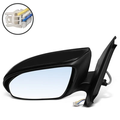 Espejo retrovisor eléctrico del lado izquierdo del conductor para Toyota Yaris 2012 2013 2014 hatchback negro Foto 1 de 4