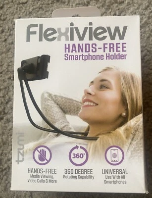 NEW Tzumi Flexiview Hands-Free Smartphone Holder 360° Rotating Universal - Image 1 of 4