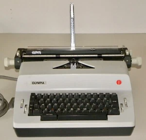 Vintage '60s / '70s OLYMPIA SGE-35 Electric Typewriter ~ Briefly Tested; WORKS! - Picture 1 of 16