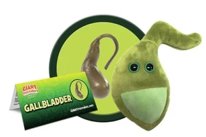 Giant Microbes Gallbladder Plush Toy - Picture 1 of 5