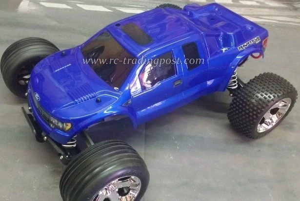 Custom Painted Body Ford Raptor SVT For 1/10 RC Stadium Trucks Traxxas Rustler - Image 1 of 4