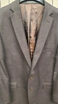 Abrigo Blazer Chaqueta Deportivo Tallia Para Hombres 100% Lana Dos Botones Marrón 44R COMO NUEVO Foto 1 de 4