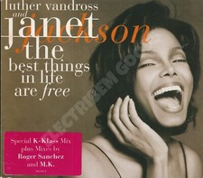 Luther Vandross & Janet Jackson The Best Things In Life Are Free Uk Cd Misprint