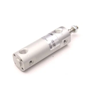 SMC NCDGBN20-0050 Stainless Steel Round Body Air Cylinder 3/4" Bore, 1/2" Stroke - Bild 1 von 4