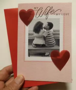 1 Hallmark Karte Valentinstag für meine WIFE My Love schwarz afroamerikanisch - Bild 1 von 8