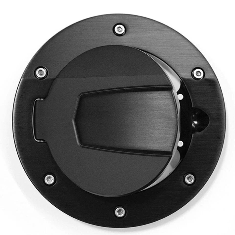 Puerta de combustible SilverHorse Racing Billet cepillado negro anodizado sin logotipo Mustang 20... Foto 1 de 1