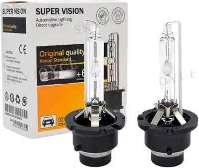 Super Vision Automotive Lighting Direct Upgrade D2S Xenon Bulb 6000K 35W 2 pack - Image 1 of 4