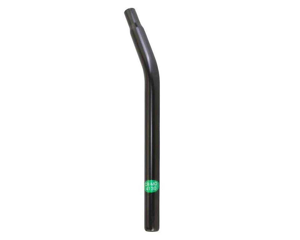 F&R BLACK 27.2MM SEATPOST LAYBACK MTB BMX FIXIE ROADBIKE CRUISER BICYCLE 7/8"SADDLE.